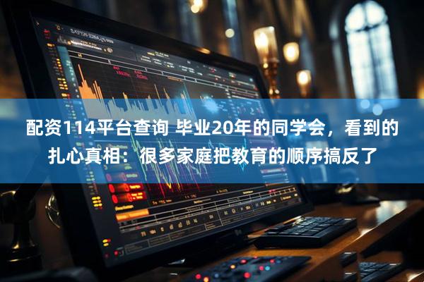配资114平台查询 毕业20年的同学会，看到的扎心真相：很多家庭把教育的顺序搞反了